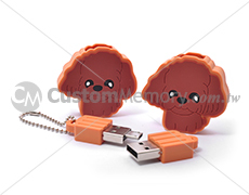 貴賓犬造型隨身碟，打開
